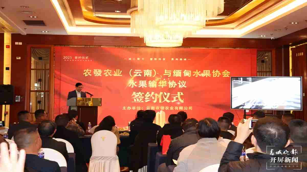 开启农产品批发新模式！“缅甸水果进口”协议在昆成功签约--云南法治网